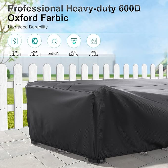 Patio Furniture Covers Waterproof, Durable Heavy Duty Oxford Patio Furniture - Image 6