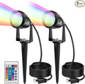 1500LM LED High Brightness Outdoor Landscape Lighting 15W RGBCW Color Changing by LEACOCO