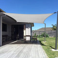 SUNNY GUARD Custom Size 6'x8' Silver Grey Sun Shade Sail Rectangle UV Block by SUNNYGUARD