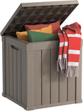 50 gallon deck box, All-weather resin material outdoorstorage box easy to by KFY
