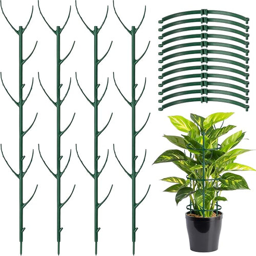12 Pack Plant Support Stake Half Round Plant Support by BUYNOW