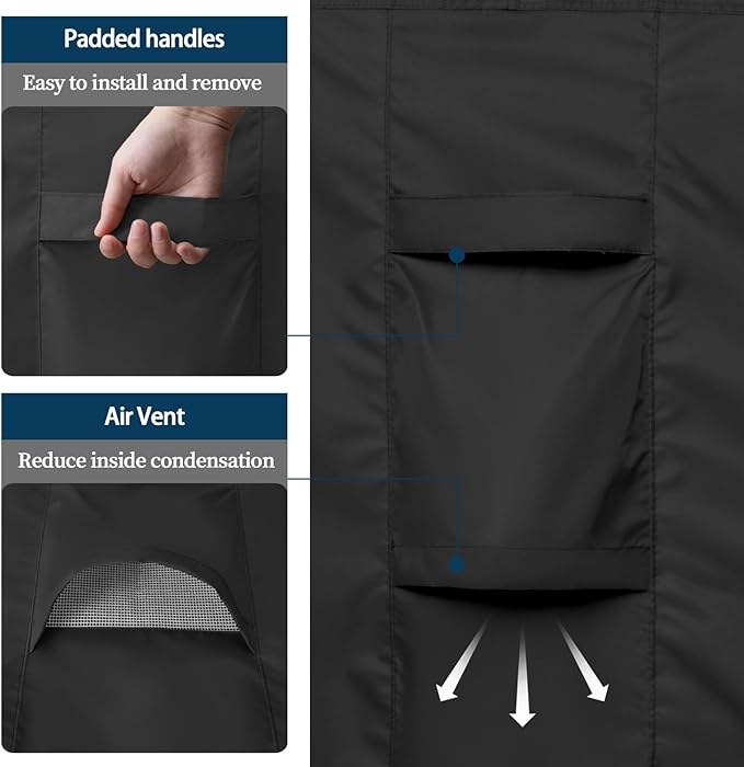 Easy-Going Rectangle Patio Furniture Cover Waterproof Outdoor Dining Table and - Image 5