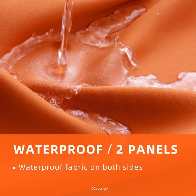 Waterproof Outdoor Curtain W105 x L95 - Image 2