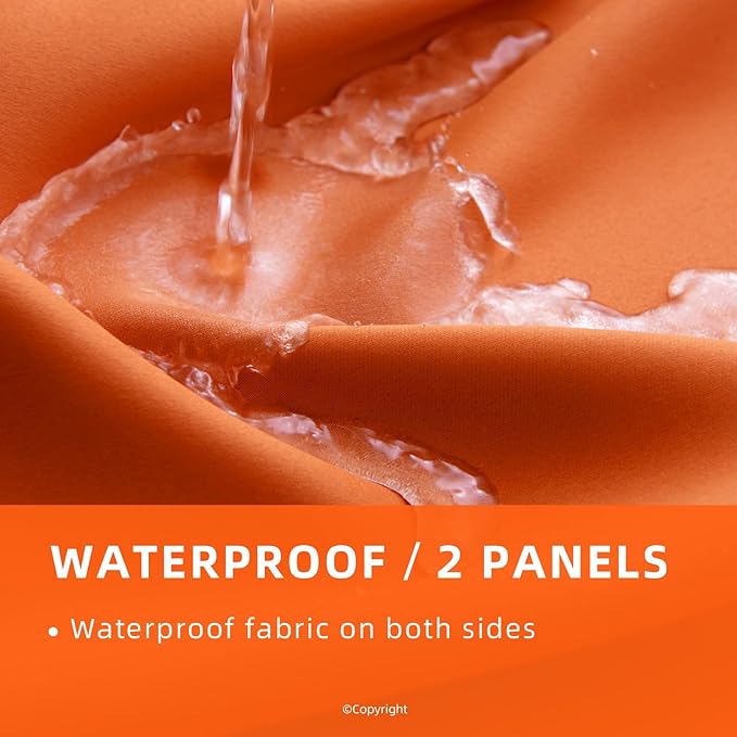 Waterproof Outdoor Curtain W105 x L84 - Image 2