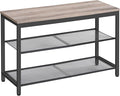 HOOBRO Shoe Bench, 3-Tier Shoe Rack, Industrial Shoe Organizer Storage Bench by HOOBRO