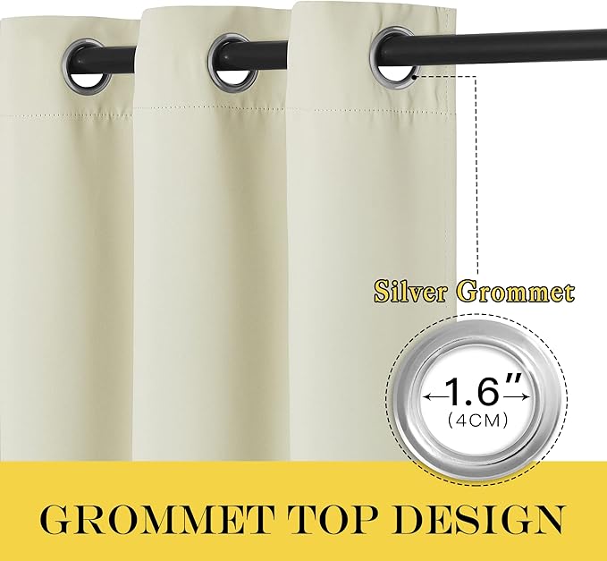 NICETOWN Patio Blackout Curtain Panels - Image 6