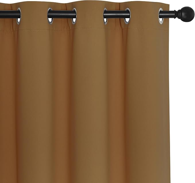 NICETOWN Room Divider Curtain 132 Inches Long, Wide Blackout Sliding Door - Image 7