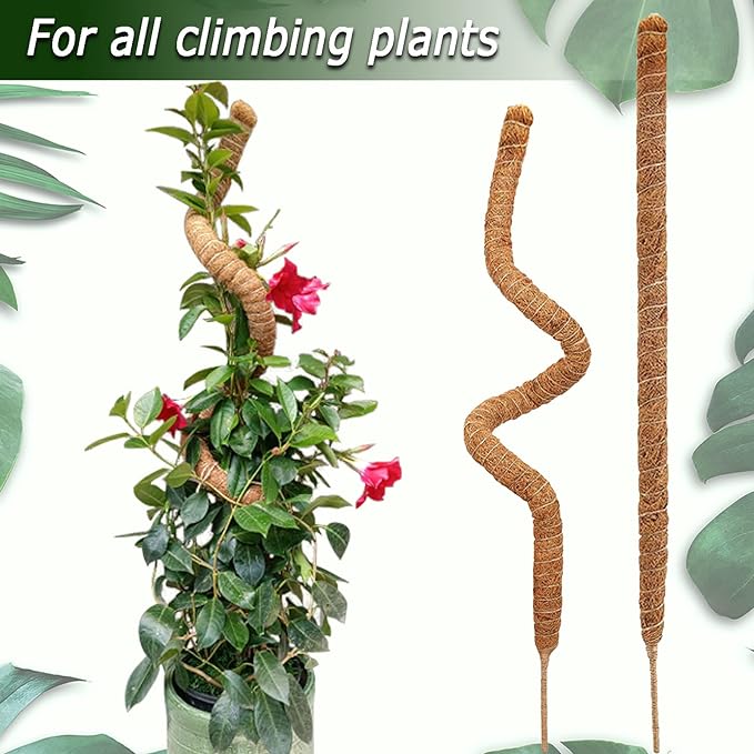 2 Pack Moss Pole, 28 Inch Bendable Moss Pole - Image 4