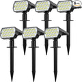 Solar Spot Lights Outdoor Waterproof IP65, 2-in-1 Solar Landscaping Spotlights by FratinkSolarLights