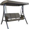 Kozyard Brenda 3-Seat Outdoor Porch Swing Glider, Patio Swing by Kozyard
