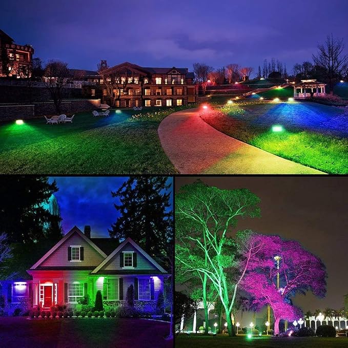 Led Flood Light 30W, 300W Equivalent 3000 LM Outdoor Color Changing Led Stage - Image 2