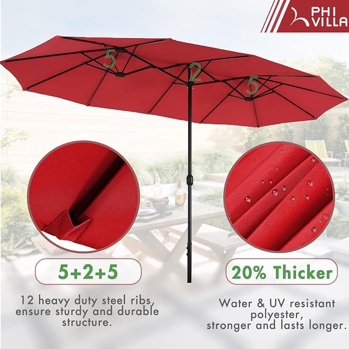 PHI VILLA 7 Pieces Outdoor Dining Set - Image 5