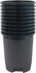 3 Gallon 10-Pack Nursery Pot Black Plastic Planters by CottaPlanters
