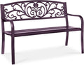 Best Choice Products Outdoor Bench Steel Garden Patio Porch Furniture by BestChoiceProducts