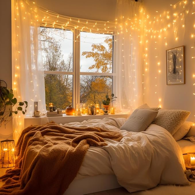 String Lights 1200 LED Warm White 315 FT with Remote and Timer