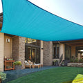 LOVE STORY Custom Size 10'x18' Turquoise Blue Sun Shade Sail Rectangle UV Block by LOVESTORY