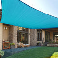 LOVE STORY Custom Size 8'x8' Turquoise Blue Sun Shade Sail Rectangle UV Block by LOVESTORY