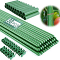 Garden Stakes 16 Inch 30 Pack, Diy 4ft 5ft 6ft 7ft 8ft Tomato Stakes Plastic by Fabulas