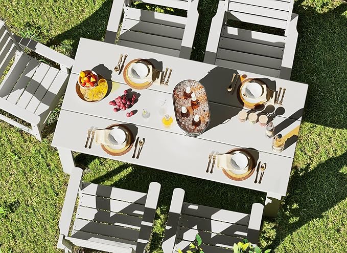 GREENVINES 5-Piece Outdoor Dining Set | HDPE | Patio Table and Chairs Sets - Image 4