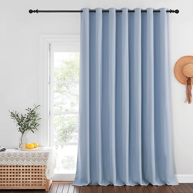 NICETOWN Vintage Blue Blackout Curtains by NICETOWN
