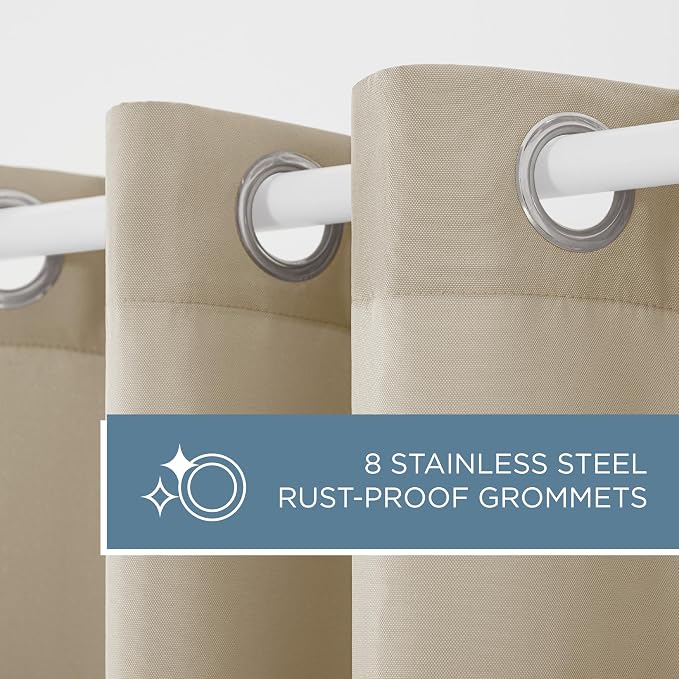 Town & Country Basics Cabana Solid Heavyweight Indoor Outdoor Curtains - Image 11