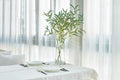 Artificial Olive Branch Greenery with 72 Warm White LED Fairy Lights, 24-Inch