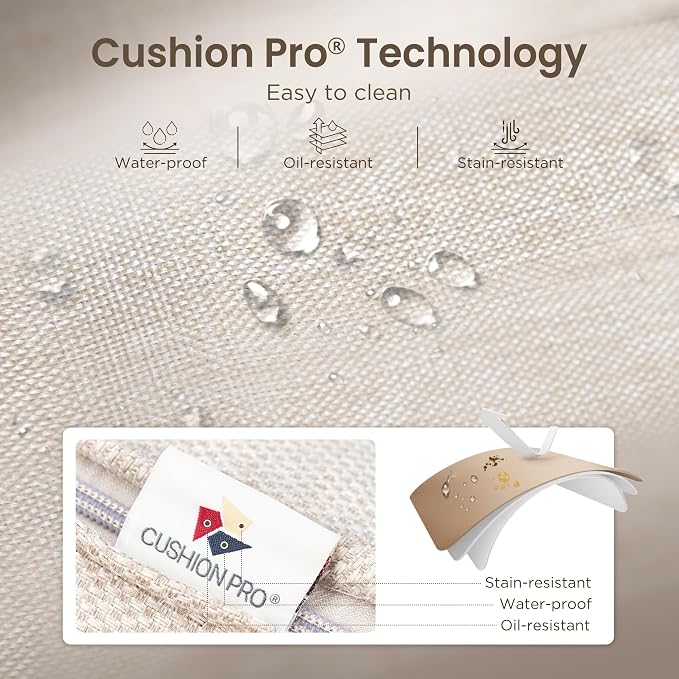 PHI VILLA Outdoor Swivel Bar Stools Set of 2, Cast Aluminum High Top Pub Height - Image 3