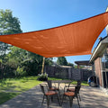 SUNLAX Sun Shade Sail 12' x 15' Terra Red Rectangle Canopy Sail Shade Cover UV by SUNLAX