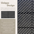 Decorative Fences Privacy Screen, Black Chevron Metal Freestanding Divider