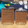 HMVPL Outdoor Side End Table by HMVPL