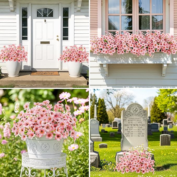 MACTING 24 Bundles Artificial Flowers - Image 6