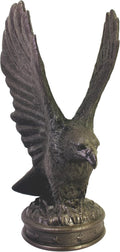 EMSCO Group Freedom Eagle Statue 32in Outdoor Garden Decor, Natural Bronze by Emsco+Group