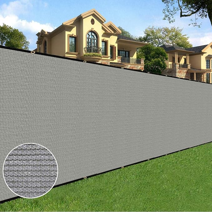 Sunnyglade 6 feet x 50 feet Privacy Screen Fence Heavy Duty Fencing Mesh Shade by Sunnyglade