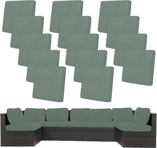 14Pcs Stretch Patio Cushion Covers, Outdoor Couch Covers Replacement, Outdoor by BIETYONE