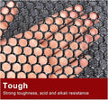 Garden Netting 39.3 in Wide Black Polyethylene Mesh, 1.2cm Openings