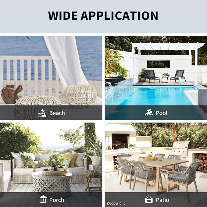 Outdoor Indoor Curtains W105 x L84 - Image 8