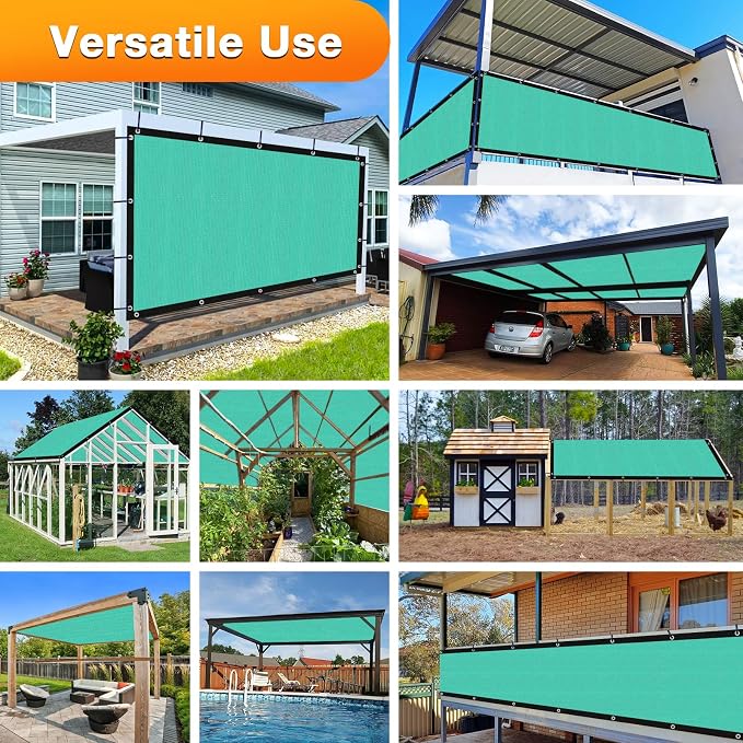 Artpuch Outdoor Pergola Shade Cover 8' X 8' Sun Shade Cloth - Image 6