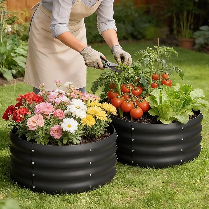 2-Pack 2x1ft Galvanized Raised Garden Bed, Outdoor Planter Bed, Metal Planter - Image 7