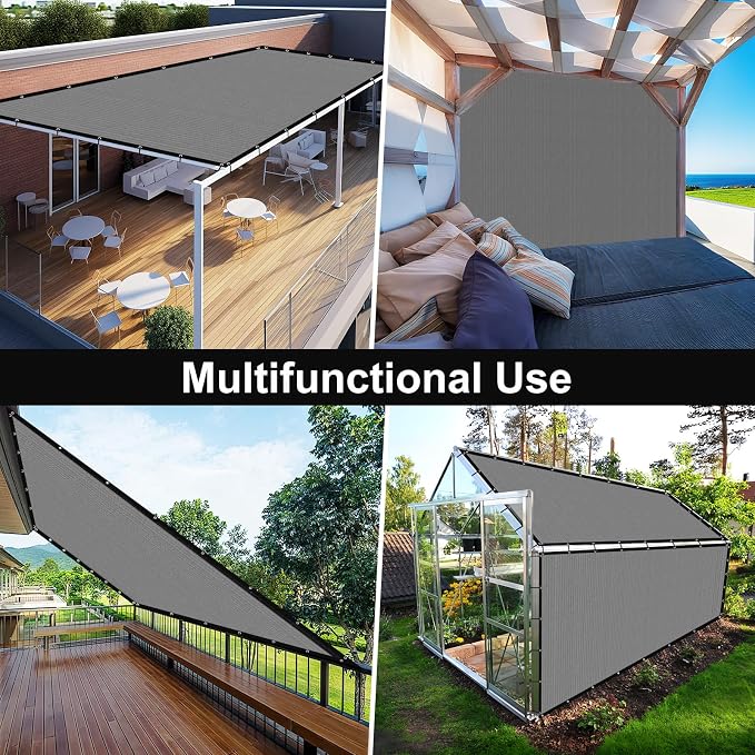 Artpuch 90% Sun Shade Cloth, 3 x 10 FT Pergola Shade Cover Canopy - Image 8