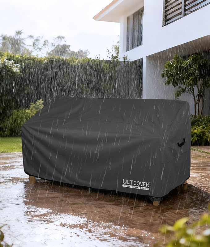 ULTCOVER Patio Furniture Sofa Cover 60W x 35D x 35H inch Waterproof Outdoor - Image 6