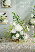 Silk Wedding Centerpieces Set of 4, 17.5 Inch Artificial Flower Arrangements