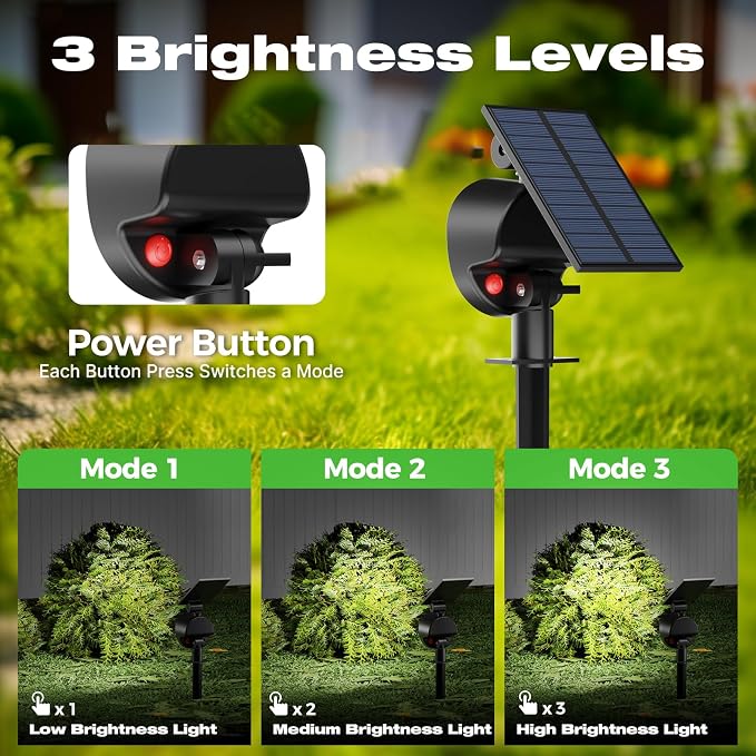 nipify 8 Pack Solar Spot Lights Outdoor Waterproof - Image 3