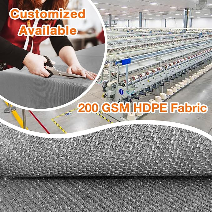 Artpuch Outdoor Pergola Shade Cover 7x18 FT Sun Shade Cloth - Image 2