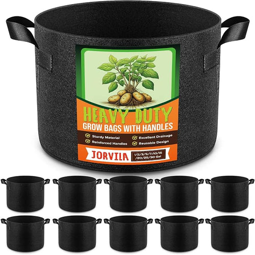 10 Pack 30 Gallon Grow Bags, Thickened Nonwoven Fabric Planter Pots by Unknown