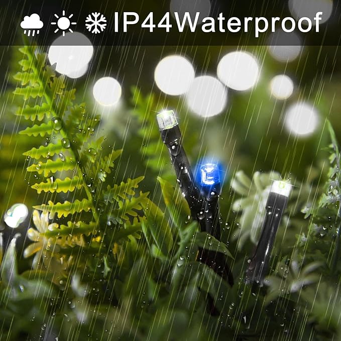 String Lights, 165ft 500 LED Outdoor Waterproof Blue