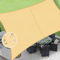 LOVE STORY Rectangle 5'x9' Waterproof Sun Shade Sail Canopy UV Block by LOVESTORY