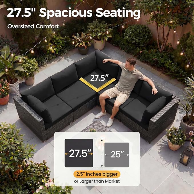 NICESOUL 13 Piece Patio Set - Image 6