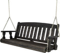 Amish Casual Heavy Duty Mission Treated Porch Swing, Semi-Solid Black Stain by AmishCasual