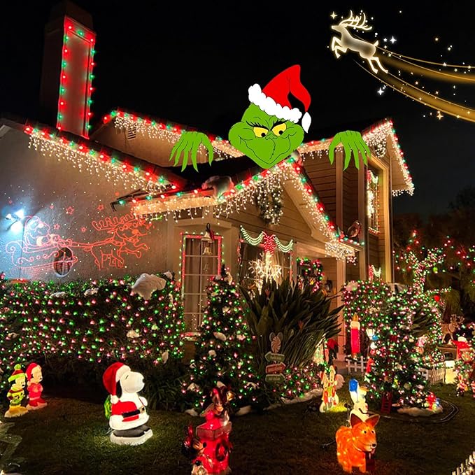 String Lights 500 LED, 165 ft, Red, Waterproof for Outdoor Use