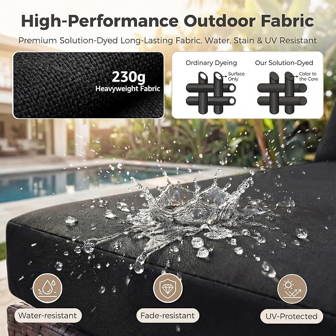 NICESOUL Large Size Patio Furniture Set - Image 9